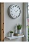 White Elegance 40 cm Metal Wall Clock Lwlhm-Ytrs345 - 2