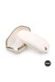 For Opel Combo Crossland X Grandland X Mokka Corsa F Nano Key Case Seamless White Gold Gold Color - 4