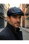 100% Genuine Leather 8 Corner Cap Hat - Peaky Blinders Style Elastic Men's Hat