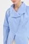 Women's Cross-Closure Front Long Sleeve Design Shirt - 8