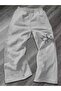 Unisex Gothic Yıldırım Printed Baggy Cut Wide Leg Summer Tracksuit - 3