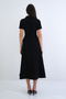 Brown Shirt Collar Invisible Zipper Self-Belted Maxi Length Woven Dress ALC-X15265 - 6