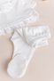 Scalloped 5-Piece 100% Cotton Baby Girl Hospital Release Baby Set Ecru - 3