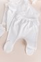 Scalloped 5-Piece 100% Cotton Baby Girl Hospital Release Baby Set Ecru - 2