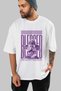 Blessed Front Printed White Oversize T-Shirt Men Women Cotton Crew Neck Tshirt - 7