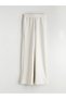 Lcw Vision Gray Elastic Waist Wide Leg Women's Sweatpants