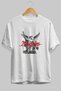 Angels Front Printed White Oversize T-Shirt Men Women Cotton Crew Neck T-Shirt