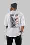 Make Love Back Printed White Oversize T-Shirt Men Women Cotton Crew Neck T-Shirt - 4