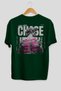 Chase Gains Back Printed Green Oversize T-Shirt Men Women Cotton Crew Neck T-Shirt