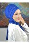 قبعة بيضاء مزينة بالأحجار الكريمة - 7