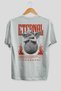 Eternal Arka Printed White Oversize T-Shirt Men's Women's Cotton Crew Neck T-Shirt