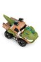 Moving Dinosaur Toy Car - T-Rex Truck with Lights, Music, and Spin-Along Feature - Ages 2+ - 2
