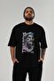 Zeus Intense Front Printed Black Oversize T-Shirt Men Women Cotton Crew Neck Tshirt - 6