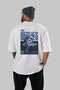 Hermes 2 Back Printed White Oversize T-Shirt Men's Women's Cotton Crew Neck T-Shirt - 4