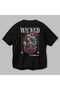 Wicked Method Back Printed Black Oversize T-Shirt Men's Women's Cotton Crew Neck T-Shirt - 3