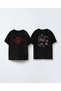 Stray Kids the Dominate Printed Crew Neck Kids Adult Black T-Shirt T-Shirt