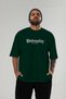 Wednesday Front Printed Green Oversize T-Shirt Men Women Cotton Crew Neck T-Shirt - 5