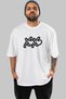 Xoxo Heart Front Printed White Oversize T-Shirt Men Women Cotton Crew Neck T-Shirt - 2