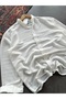 Men's Crinkle Fabric Linen Blend Regular Fit Shirt - 2
