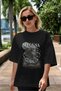 Medusa Front Printed Black Oversize T-Shirt Men Women Cotton Crew Neck T-Shirt - 5