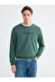 Mg Trenden Green Crew Neck Printed Men's Sweatshirt