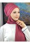 قبعة بيضاء مزينة بالأحجار الكريمة - 4