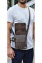 Genuine Leather Unisex Postman Model Shoulder and Body Bag with Zippered Sides and Gusseted Design - 2
