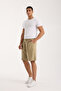 Mink Men's Cotton-Linen Blend Shorts - 6