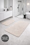 Serenza Mink Large Size Bath Mat Set of 2 80X140 & 50X70 Non-Slip Base