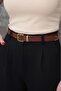 End Buckle Set Women's Belt, Jacket Belt, Trouser Belt