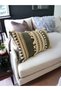 Matte Gray Brown Lace Throw Pillow Pillow Cover (35 x 55) - 2