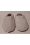 Plush Lightweight Comfortable Sole Cream Color Women's Home and Guest Slippers - 3