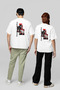 Naruto Shippuden Anime Oversize T-Shirt |   Unisex 100% Cotton Black & White Printed Custom Design Tee - 5