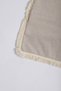 Beige Tasseled Throw Pillow Cushion Cover 43 X 43 - 5