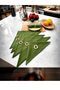 Premium Khaki Green 6-Piece Napkin Set (with buckle gift) 40x40 - 4