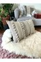 Special Design Single Beige Throw Pillow Case 35x55 - 6