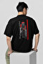 Naruto Shippuden Anime Oversize T-Shirt |   Unisex 100% Cotton Black & White Printed Custom Design Tee - 4