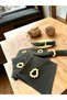 Smoked (Dark Gray) Premium Napkin Set of 6 (WITH BUCKLE GIFT) 40x40