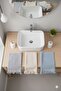 3 Pieces of Cotton Fringed 50-85 cm Hand & Face Towels - 2