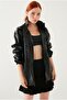 Women's Leather Raincoat - 3