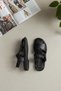 Elit Asvr460 Women's Genuine Leather Flat Sandals Black - 2