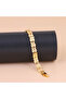 Gold-plated alternative bracelet, floral touch, hypoallergenic