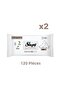 Petcare Pet Wet Towel 60 Sheets X2 Pieces