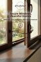 Dark Brown Window Lock with 4 Ropes Children's Safety Security Burglar Pimapen PVC Door Lock - 2
