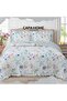 Ruffled Feeling Printed Stone Wash Micro Soft Double Bedspread - 2