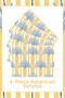 American Service Set of 4 Yellow Palm Plate Mats Stain Resistant American Service Home Decoration