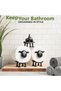 Mini Decorative Toilet Paper Stand & Organizer with Sheep Figure, Napkin Holder Set of 3 - 5