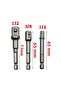 3 Piece Hex Plus Socket Adapter Set