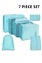 Travel Organizer Suitcase Packing Set Storage Cases, Duffle Bag, Portable Luggage 7 Pieces