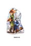 Zootopia Themed 6 Year Old Foil Balloon Set |   Golden Figure & Nick Judy Balloon - 2